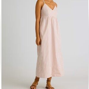 NWT Quince 100% Organic Cotton Sleeveless Maxi Dress